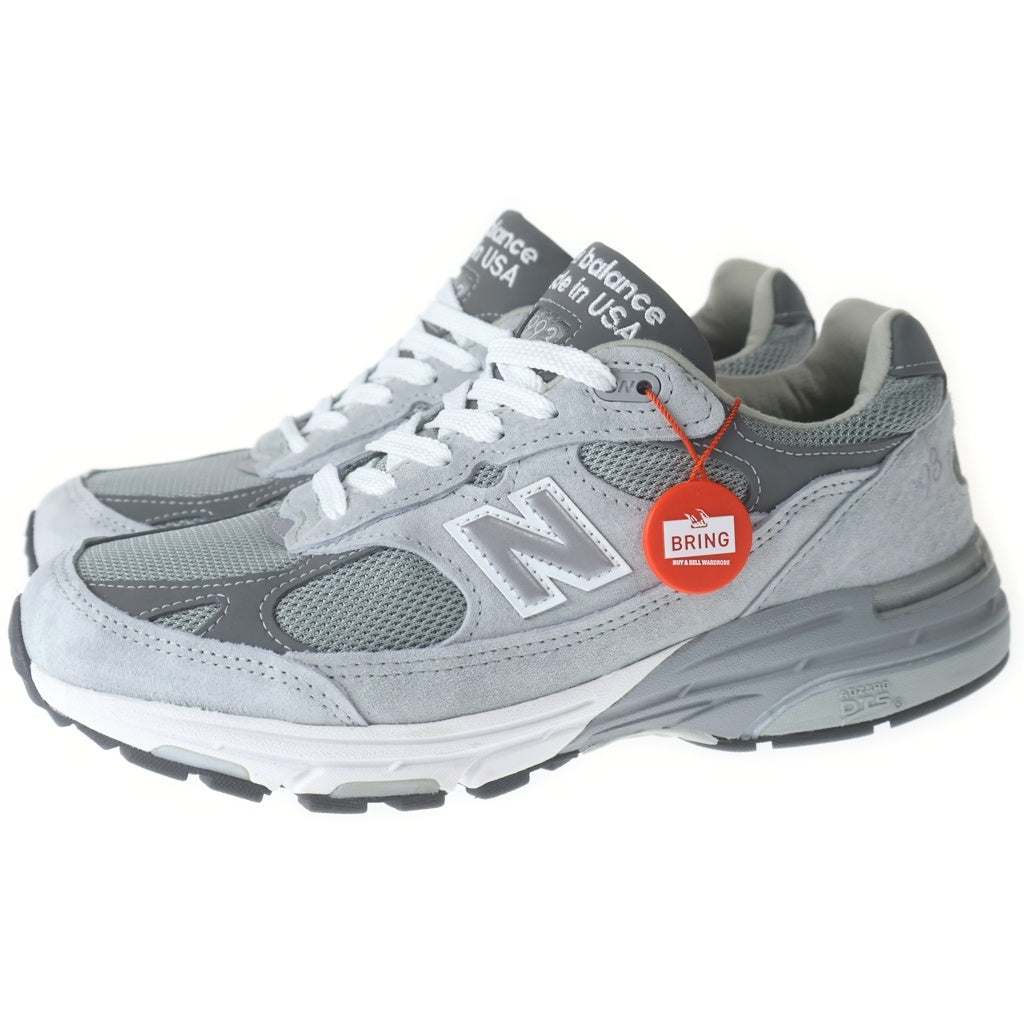 New Balance(ニューバランス) MR993GL 993 スエードレザー メッシュ ローカットスニーカー グレー US8/26cm