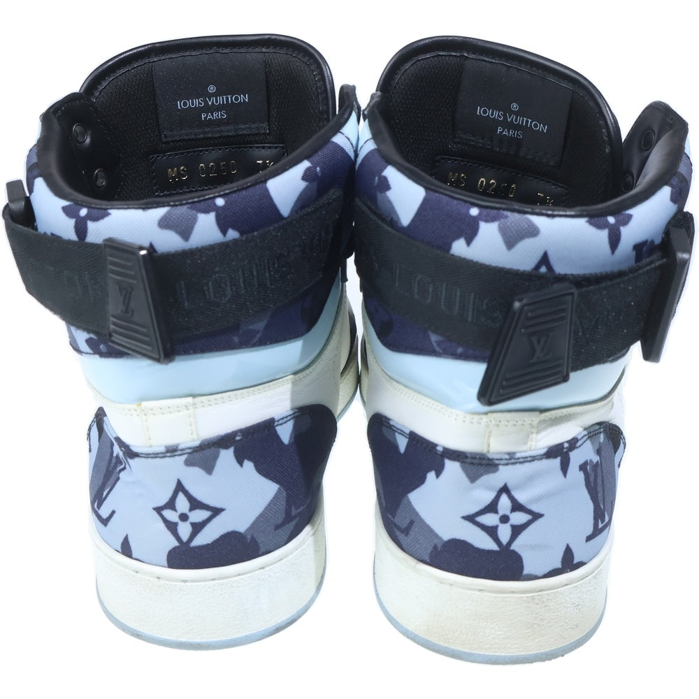 LOUIS VUITTON(ルイヴィトン) リヴォリ ライン ハイカットスニーカー シューズ ブルー/ホワイト 7 1/2 MS0250