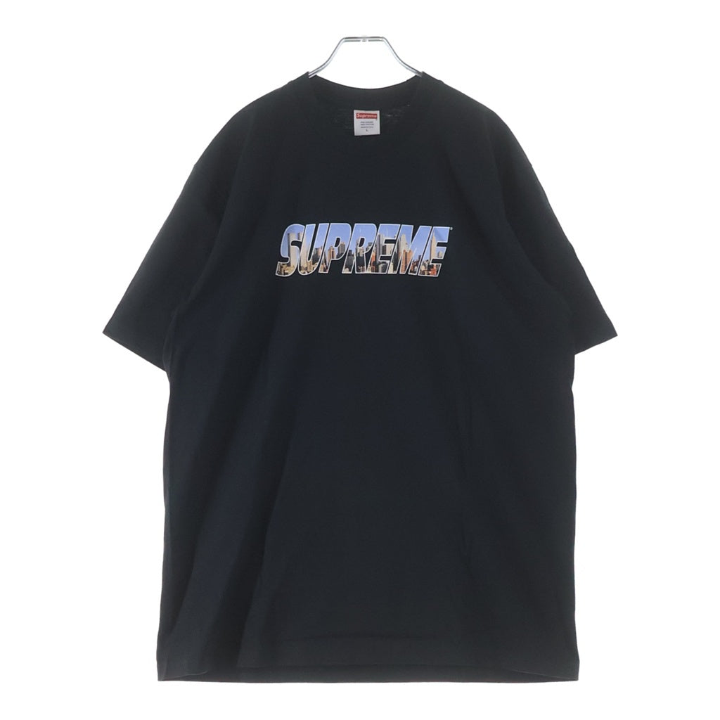 SUPREME(シュプリーム) 23AW Gotham Tee ゴッサム クルーネック 半袖Tシャツカットソー ブラック