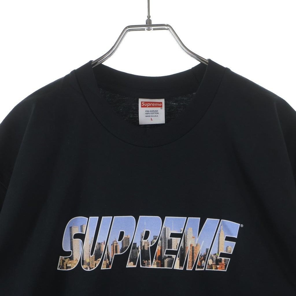 SUPREME(シュプリーム) 23AW Gotham Tee ゴッサム クルーネック 半袖Tシャツカットソー ブラック