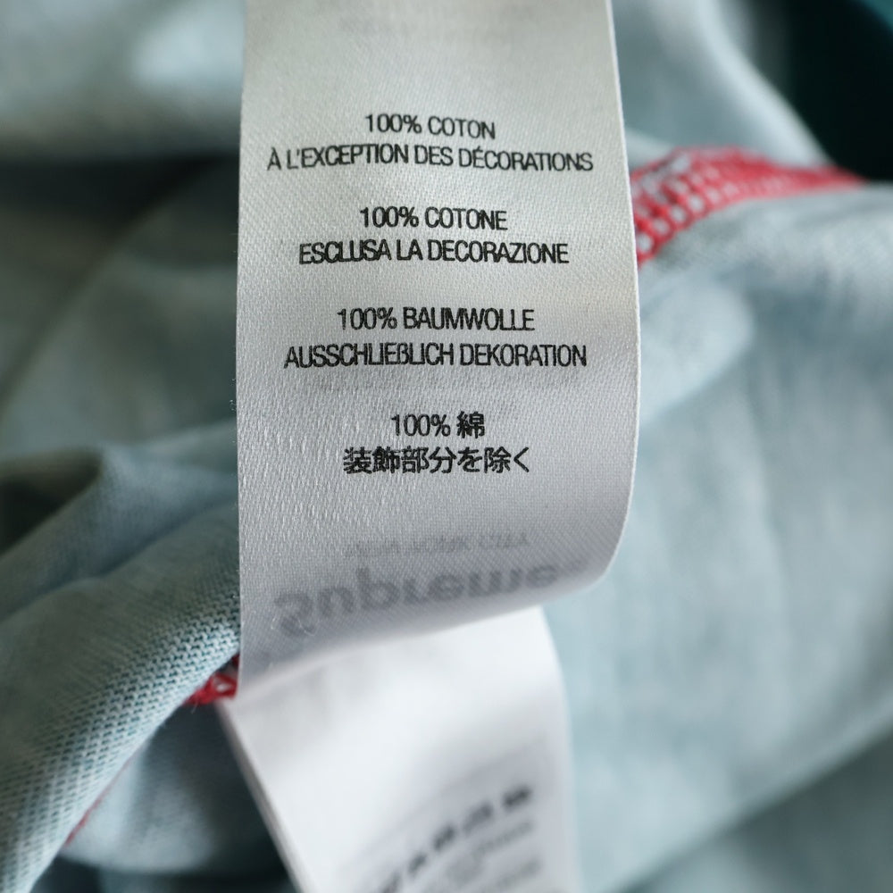 SUPREME(シュプリーム) 23AW Split S/S Top スプリット クルーネック 半袖Tシャツカットソー レッド/グリーン