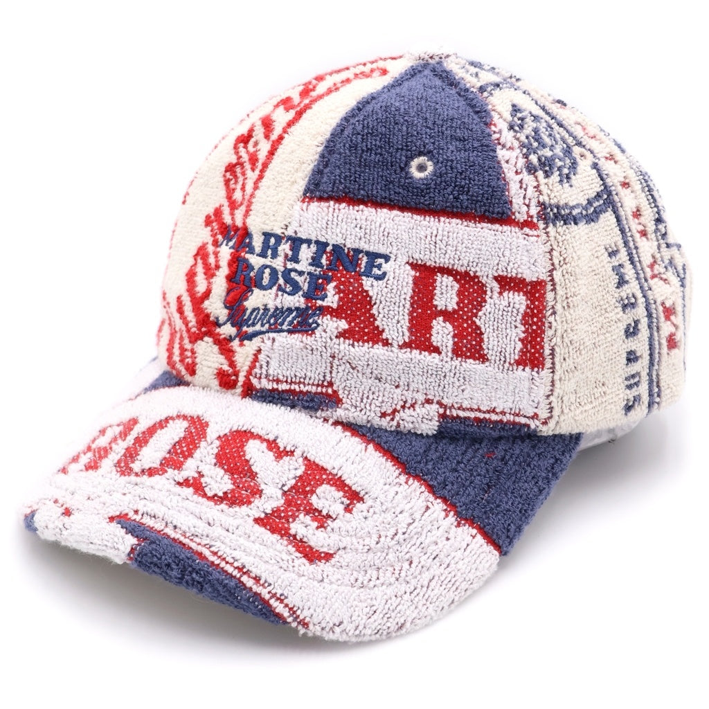 SUPREME(シュプリーム) 24AW ×Martine Rose Towel 6-Panel マーティンローズ タオル 6パネルキャップ 帽子 マルチ