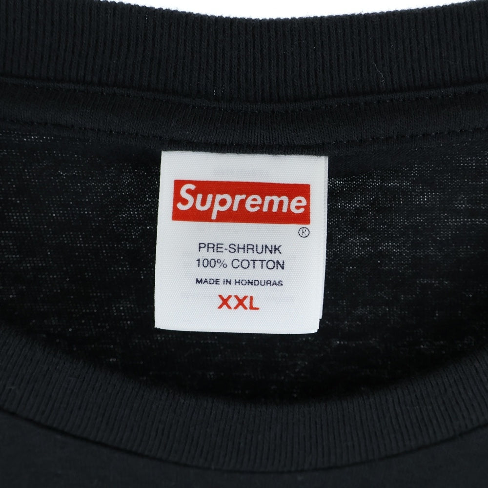 SUPREME(シュプリーム) 25SS Hardcore Tee ハードコア クルーネック 半袖Tシャツカットソー ブラック