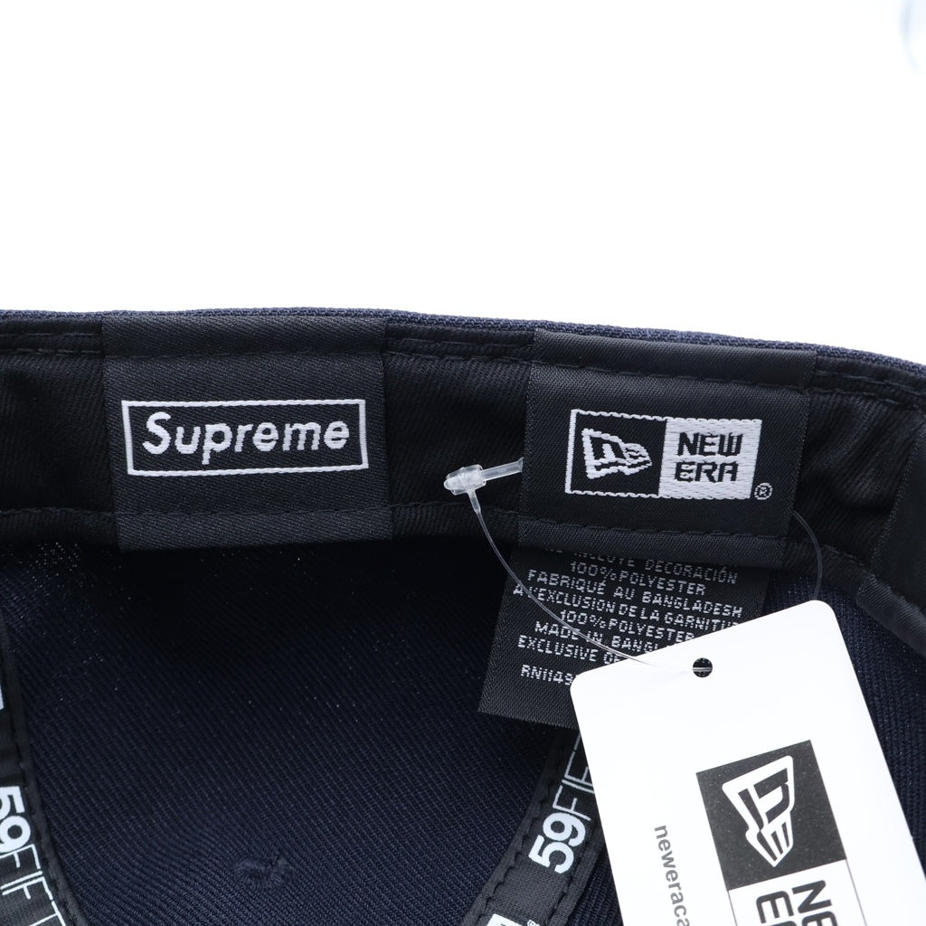 SUPREME(シュプリーム) 25AW ×New Era Breast Cancer Awareness Box Logo Cap ニューエラ ブレストキャンサーアウェアネス ボックス ロゴ ベースボールキャップ 帽子 ネイビー