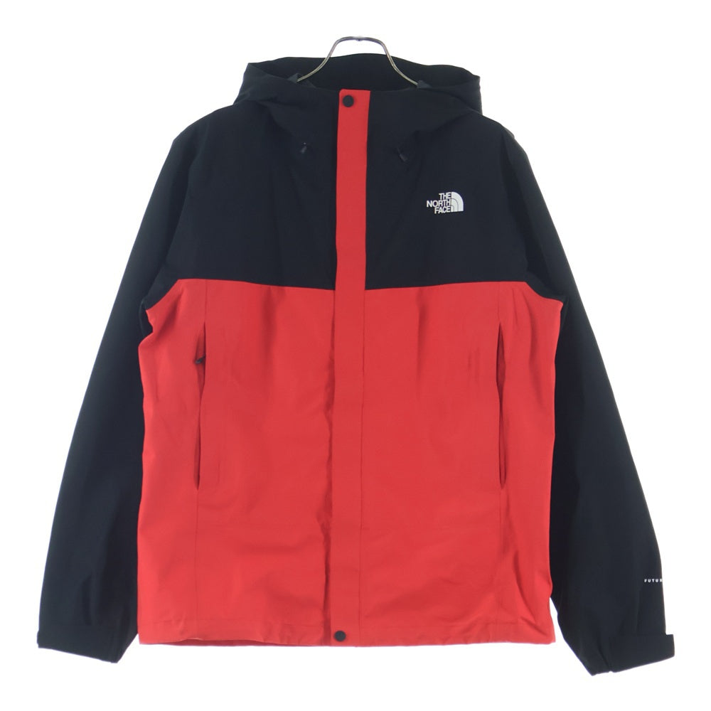 THE NORTH FACE(ザノースフェイス) FL DRIZZLE JACKET_FL ドリズル ジップアップ ナイロン ジャケット レッド/ブラック NP12114