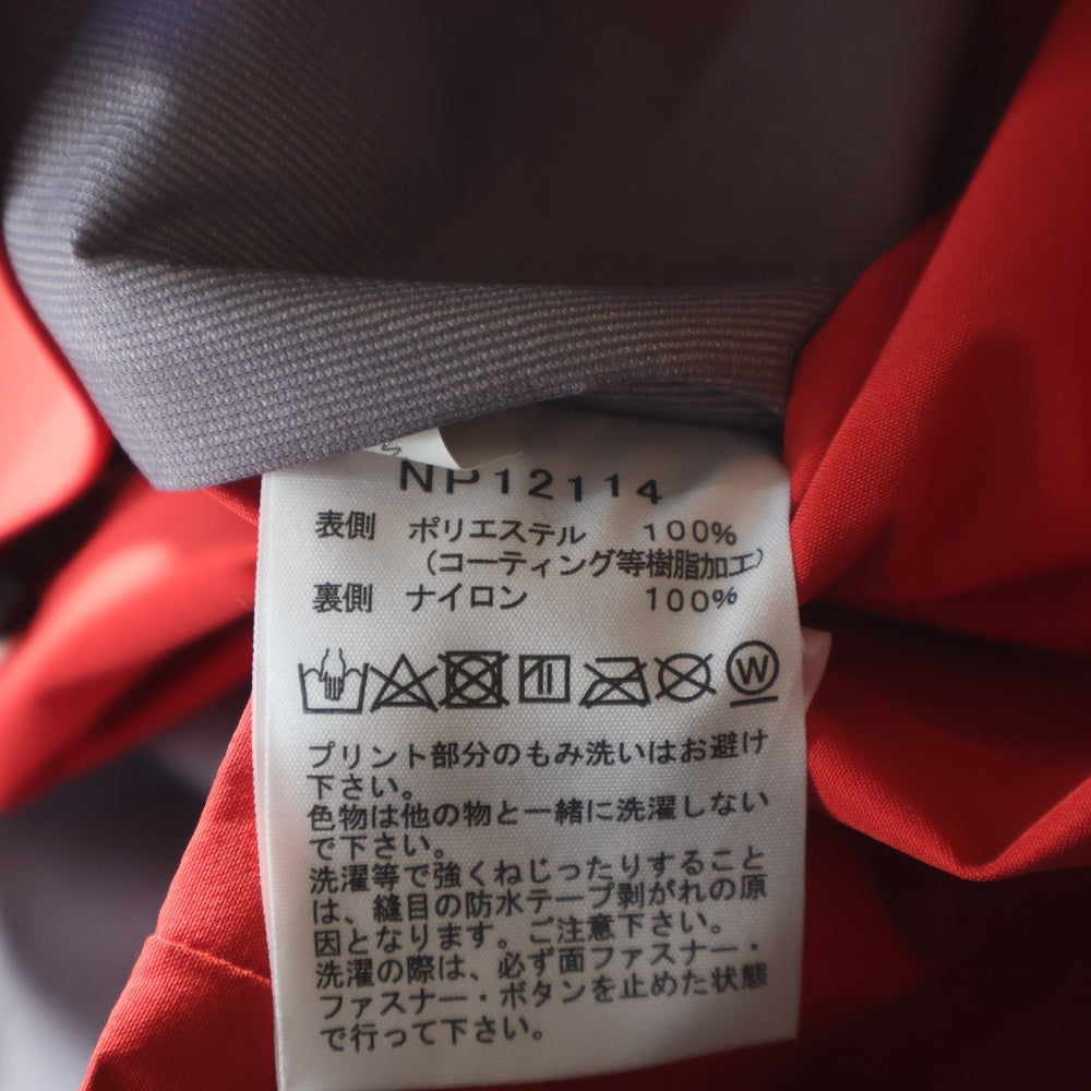 THE NORTH FACE(ザノースフェイス) FL DRIZZLE JACKET_FL ドリズル ジップアップ ナイロン ジャケット レッド/ブラック NP12114