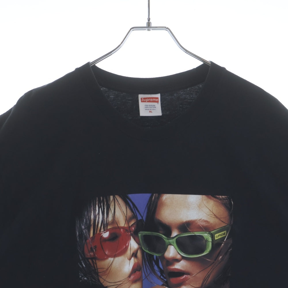 SUPREME(シュプリーム) 23SS Eyewear Tee アイウェア 半袖Tシャツ カットソー ブラック