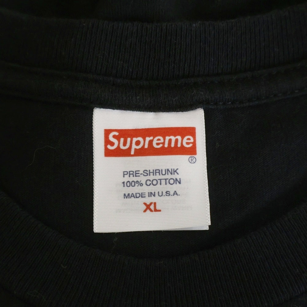 SUPREME(シュプリーム) 23SS Eyewear Tee アイウェア 半袖Tシャツ カットソー ブラック