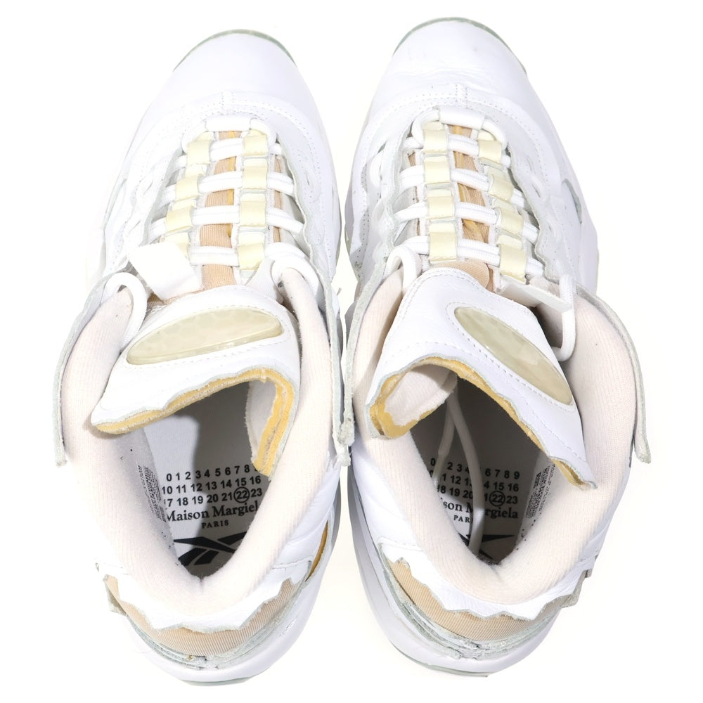 Maison Martin Margiela(メゾンマルタンマルジェラ) ×Reebok リーボック クエスチョンミッド メモリーオブバスケットボール ミッドカットスニーカー ホワイト US10.5/28.5cm GW5000