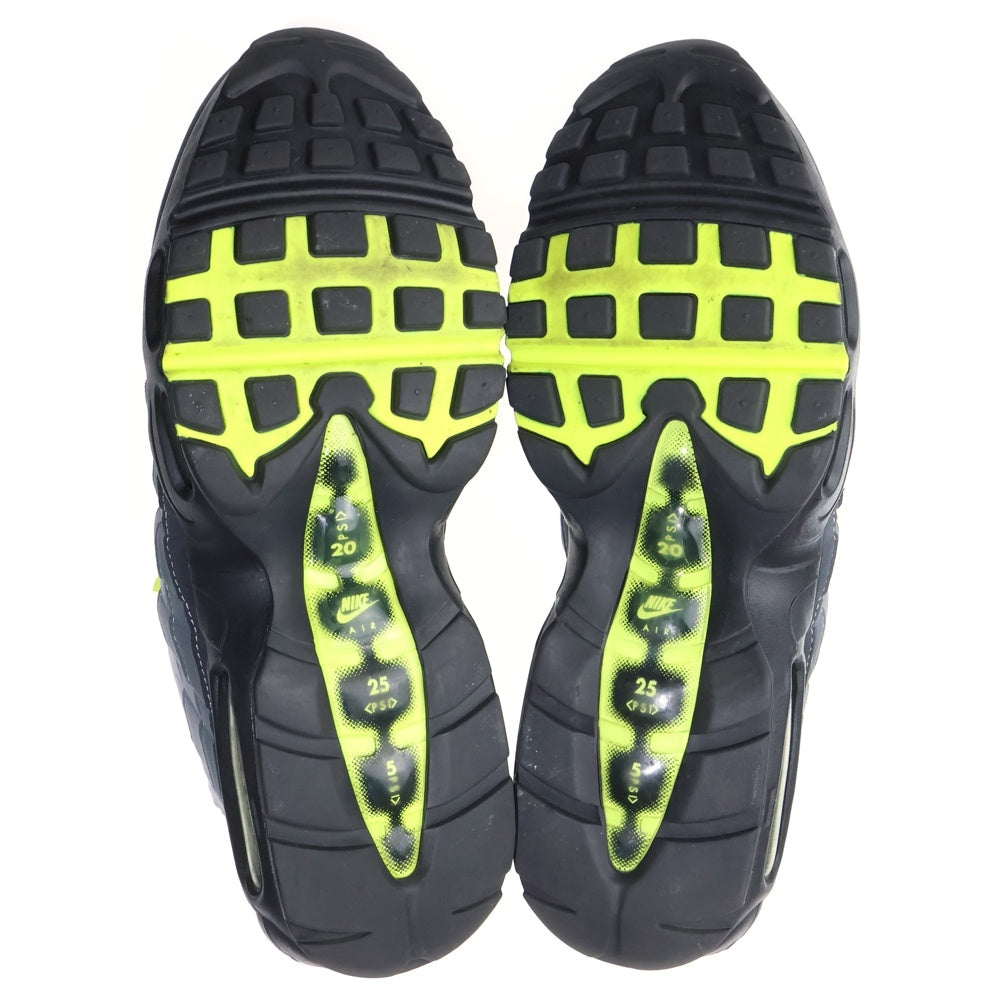 NIKE(ナイキ) AIR MAX 95 OG Neon Yellow エアマックス ネオンイエロー ローカットスニーカー グレー/イエロー US10.5/28.5cm CT1689-001