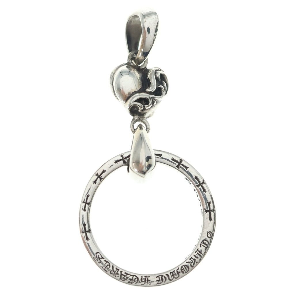 CHROME HEARTS(クロムハーツ) EWLP NTFL アイウェアループ NTFLハートモチーフネックレス シルバー