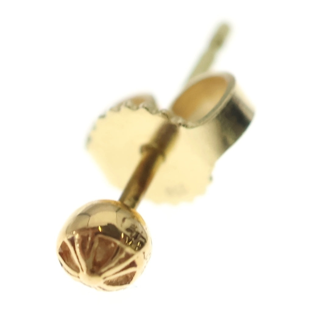 CHROME HEARTS(クロムハーツ) 22K STUD CRS BALL MINI ミニクロスボールスタッド ゴールドピアス