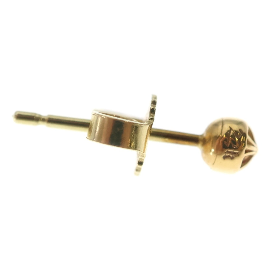 CHROME HEARTS(クロムハーツ) 22K STUD CRS BALL MINI ミニクロスボールスタッド ゴールドピアス