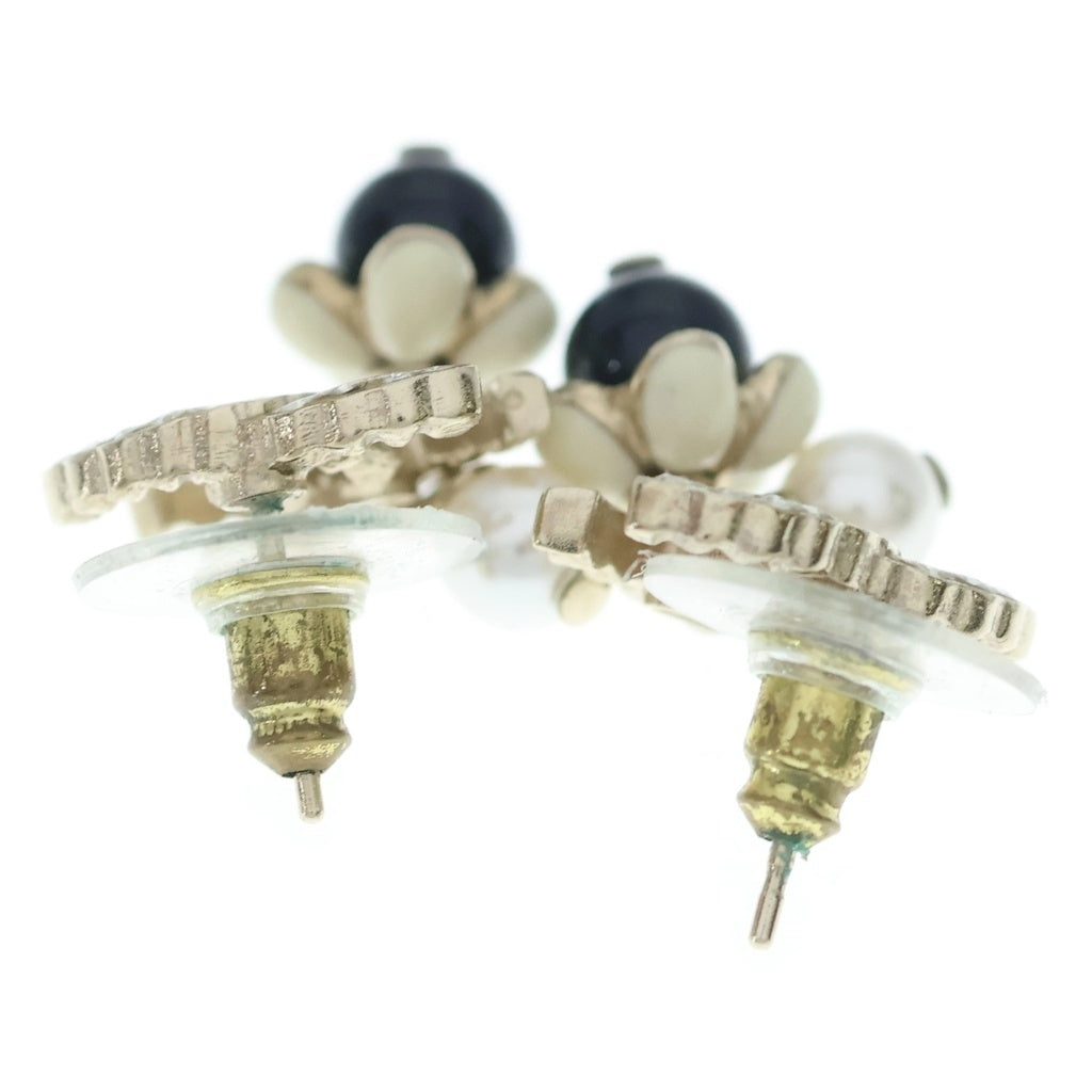 CHANEL(シャネル) EARRING ココマーク ラインストーン メタル ストラス パール ピアス AB5708 レディース