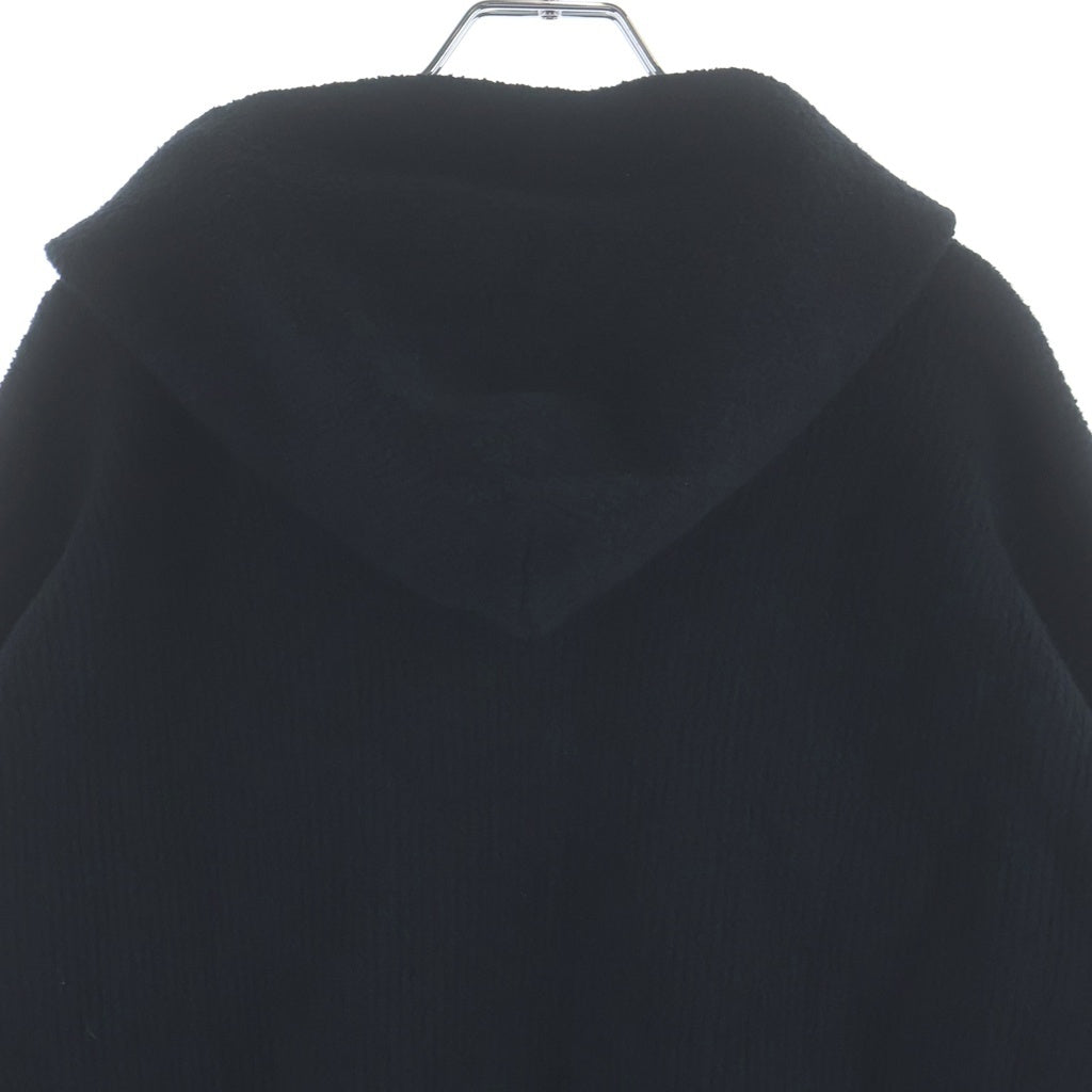 CHROME HEARTS(クロムハーツ) XSMSML ハラコクロスパッチ コットンナイロンニット プルオーバーパーカー ブラック