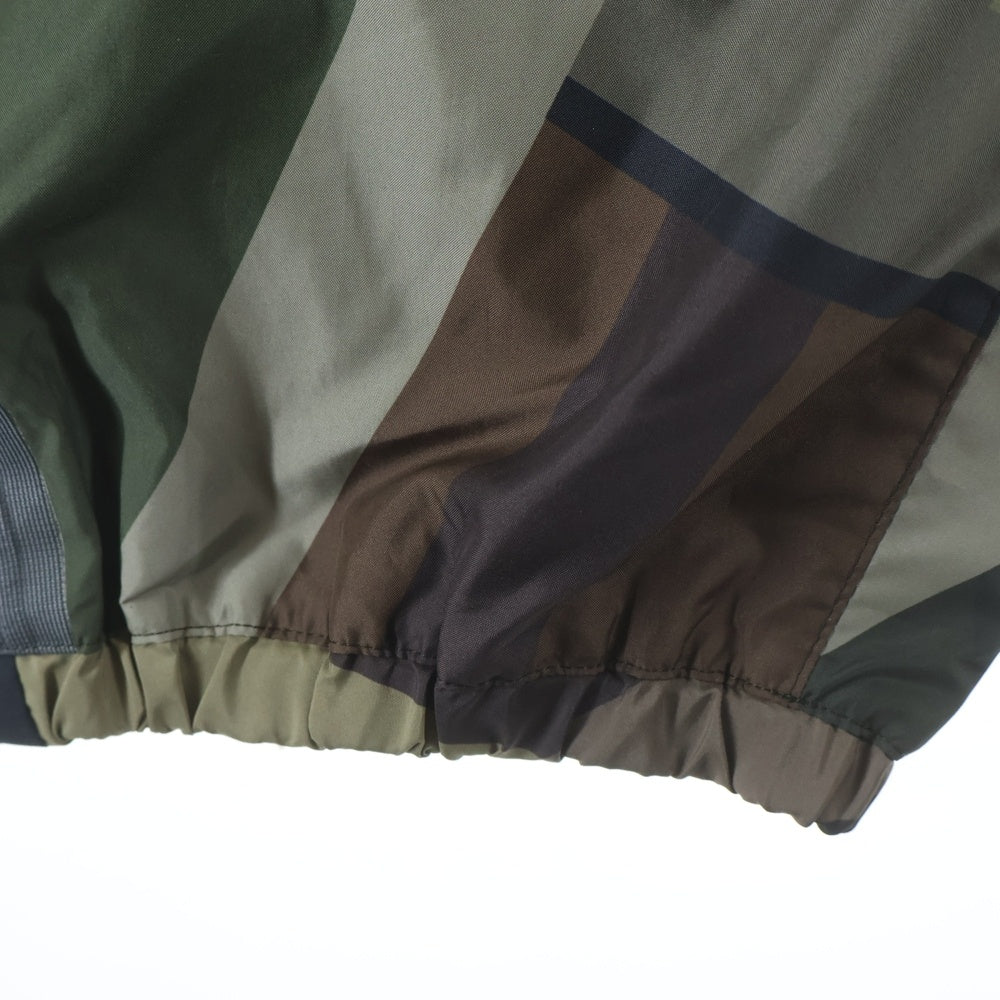 Sacai(サカイ) 21AW ×Kaws Trak Pants カウズ カモフラ トラックパンツ ブラック/カーキ 21-02568M