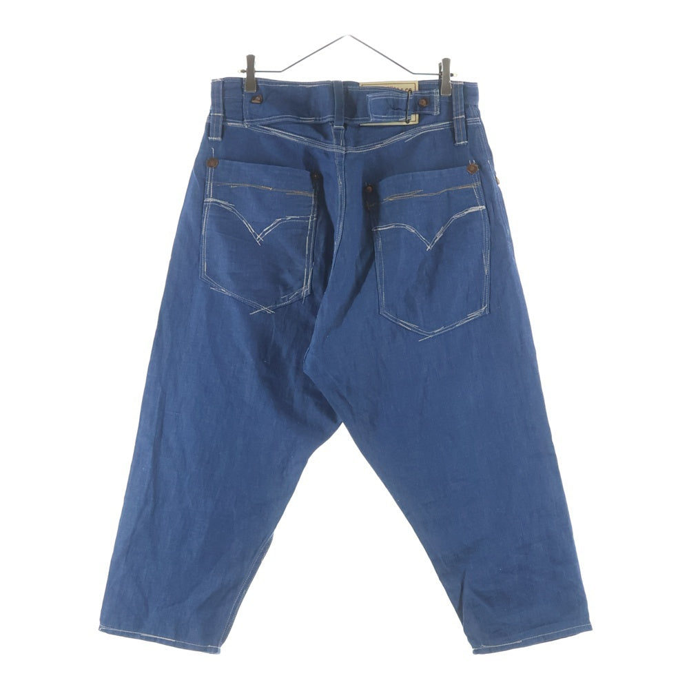 COMME des GARCONS JUNYA WATANABE MAN(コムデギャルソンジュンヤワタナベマン) 21SS ×Levi's シンチバック付き 綿リネン デニムパンツ インディゴ WG-P204 AD2020