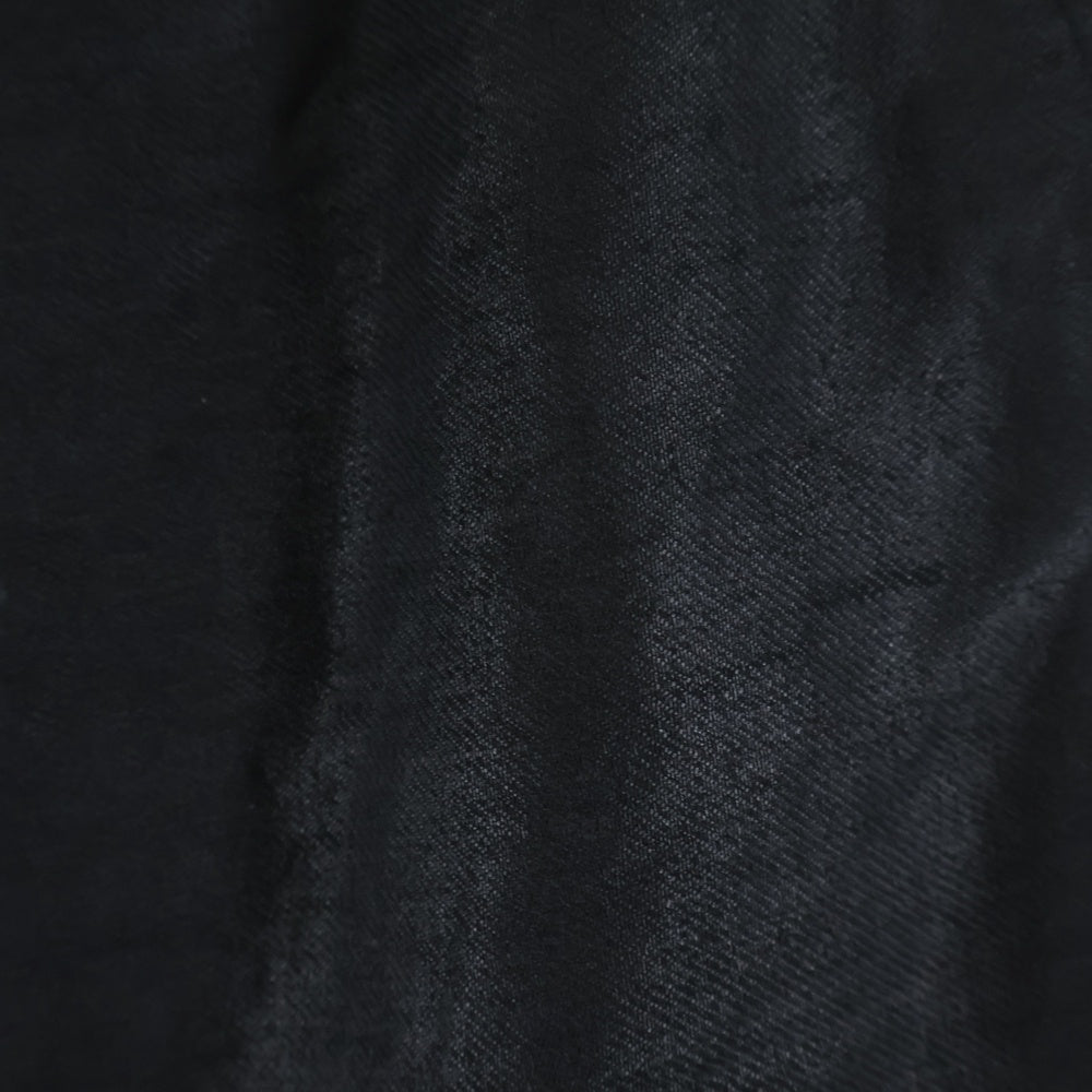 Rick Owens(リックオウエンス) 19SS BABEL コーティング加工 ドローストリング サルエル クロップドパンツ ブラック RU19S2381-CLW