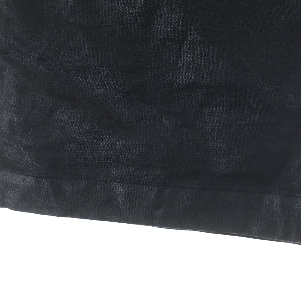 Rick Owens(リックオウエンス) 19SS BABEL コーティング加工 ドローストリング サルエル クロップドパンツ ブラック RU19S2381-CLW