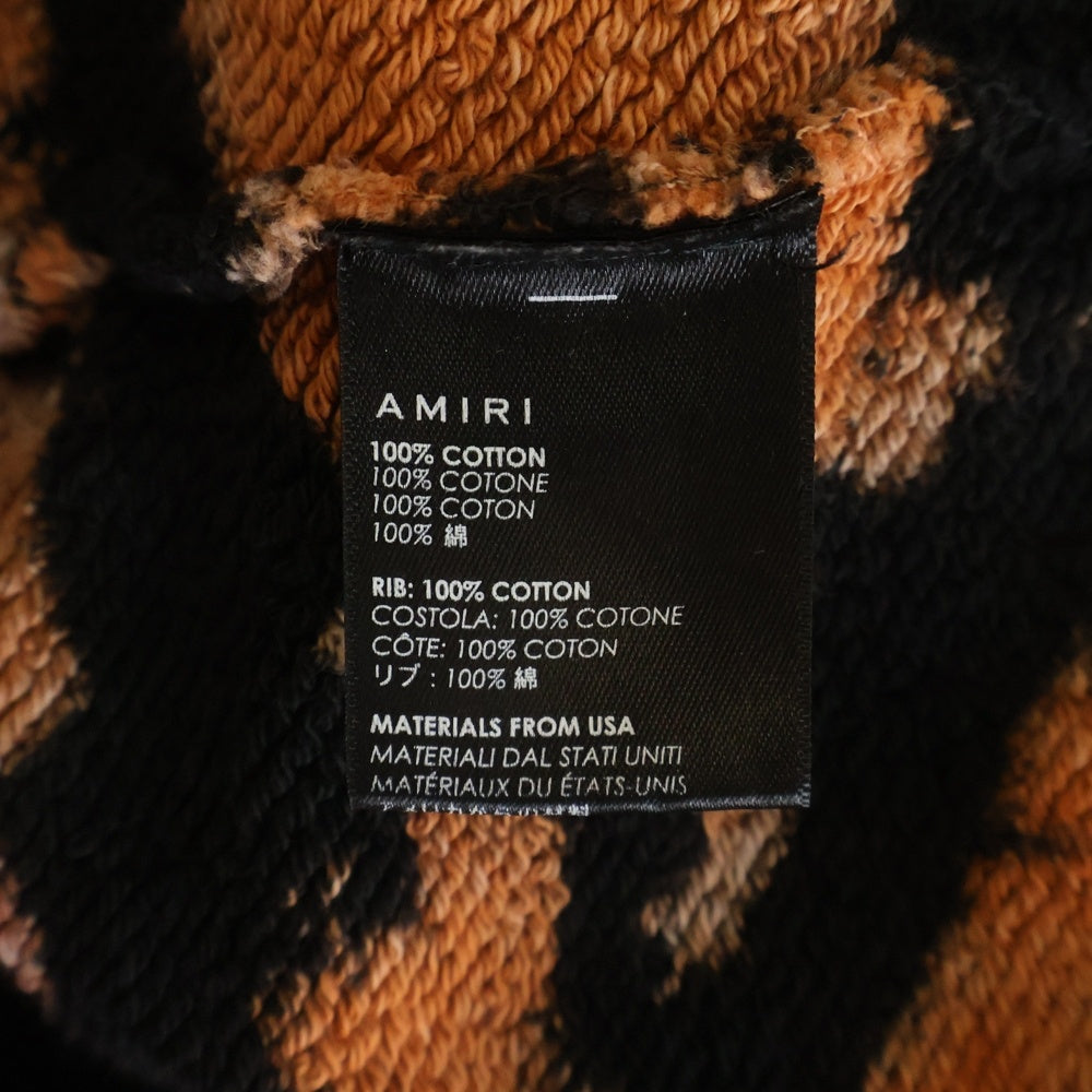 AMIRI(アミリ) Rainbow Tie Dye Hoodie タイダイ スウェット プルオーバーパーカー ブラック/マルチ