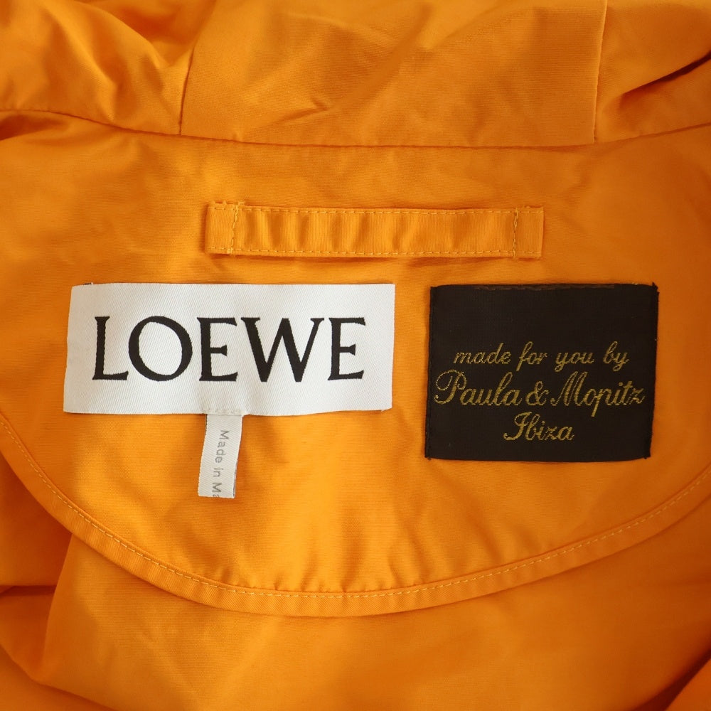 LOEWE(ロエベ) アナグラムスウェードパッチ ナイロン マウンテンパーカー ジャケット オレンジ H2298022AK