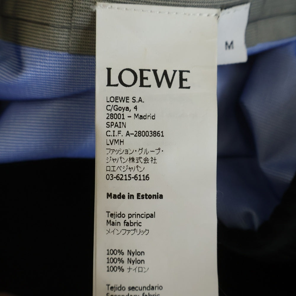 LOEWE(ロエベ) 刺繍 ナイロン ハーフジップ マウンテンパーカー プルオーバー ジャケット ブルー/オレンジ/ベージュ H2108151NU