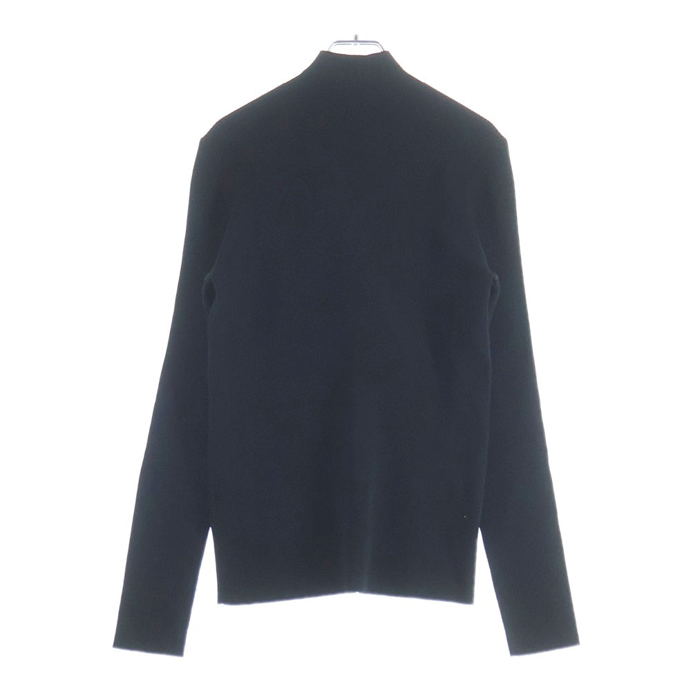 DIESEL(ディーゼル) K-ZACKARY カットアウト ディテール フロント ロゴパッチ モックネック ニットセーター ブラック A15482