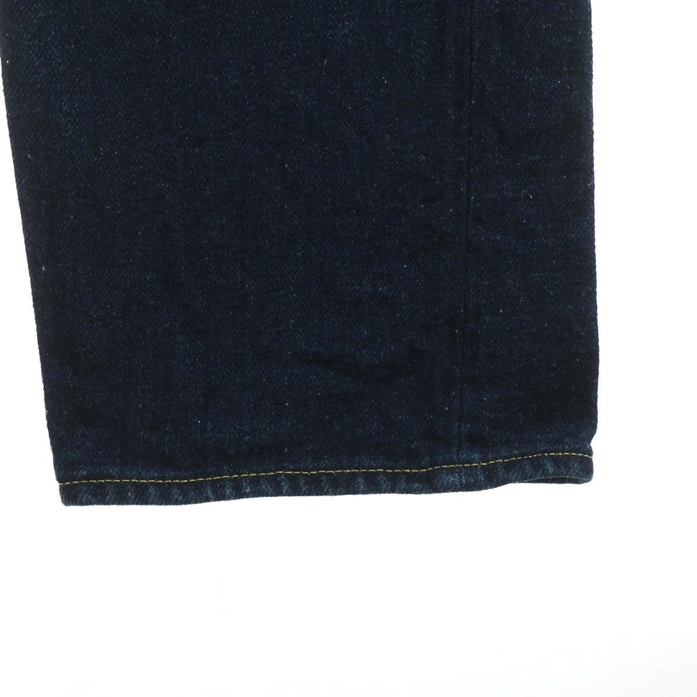 NO BRAND(ノーブランド) ONI DENIM（鬼デニム）セミタイトストレート 20oz ディープグリーンキャスト ローテンション デニムパンツ インディゴ ONI-575DGC