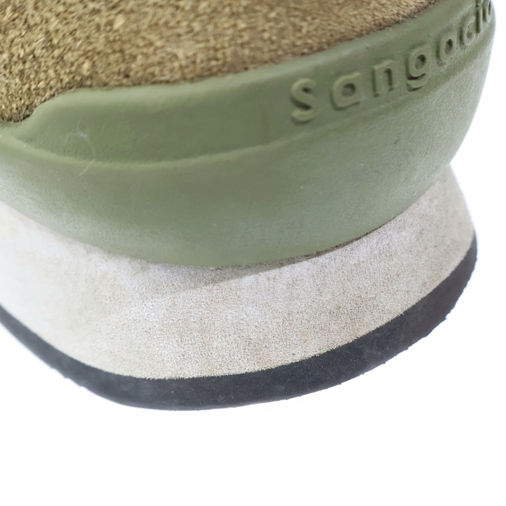 Sangacio(サンガッチョ) にゅ～ず EVA スウェードレザー ローカットスニーカー カーキ US10/28cm