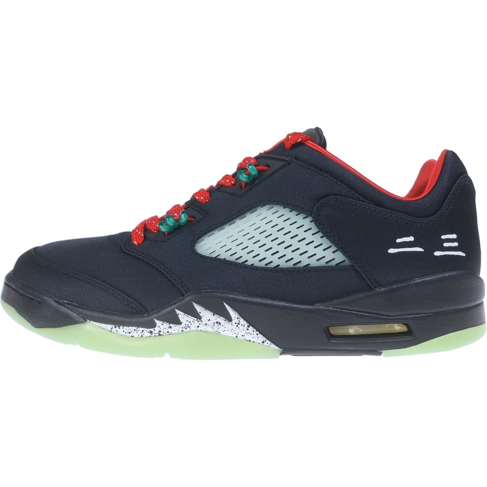 NIKE(ナイキ) ×CLOT AIR JORDAN 5 RETRO LOW SP クロット エアジョーダン5 ジェイド ローカットスニーカー ブラック US10.5/28.5cm DM4640-036
