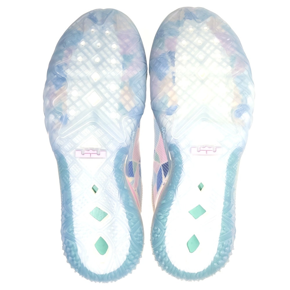 NIKE(ナイキ) ×atmos LeBron 18 LOW CHERRY BLOSSOM アトモス レブロン チェリーブロッサム ローカットスニーカー ホワイト US10.5/28.5cm CV7562-101