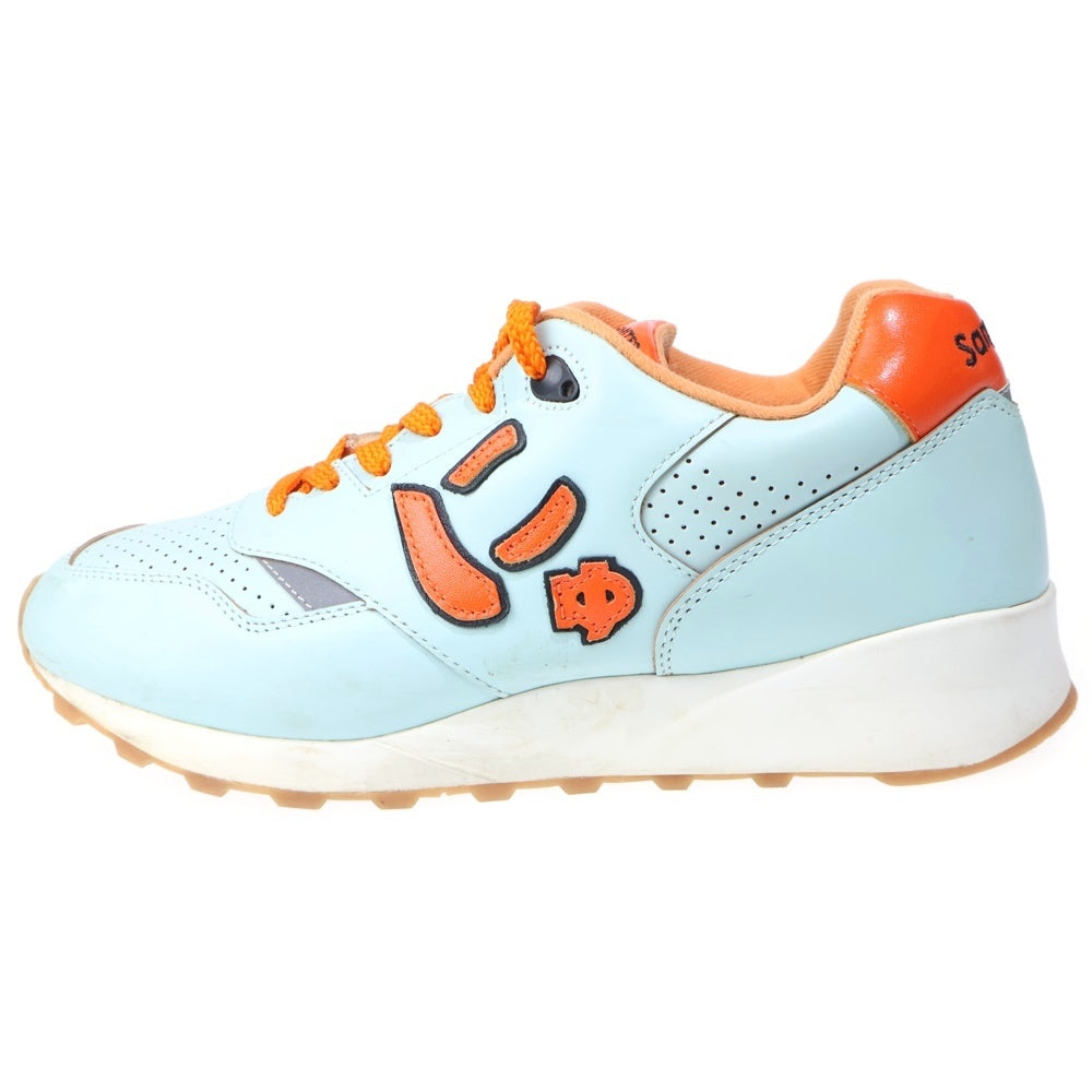 Sangacio(サンガッチョ) にゅ～ず GULF レザー ローカットスニーカー ブルー US10/28cm