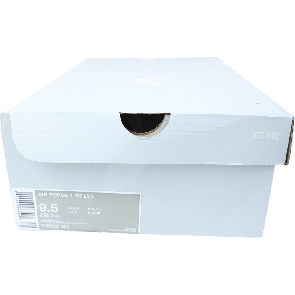 NIKE(ナイキ) AIR FORCE 1 07 LV8 エアフォースワン ローカットスニーカー シューズ ホワイト US9.5/27.5cm 718152-103
