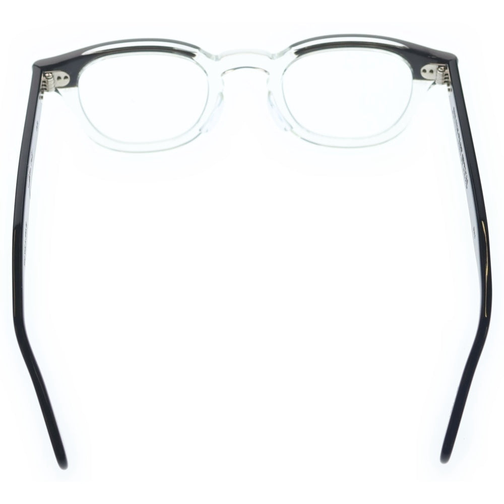 JULIUS TART OPTICAL(ジュリアス タートオプティカル) AR BLACK WOOD CLEAR エーアール ウェリントン サングラス バイカラー 眼鏡 ブラック/クリア