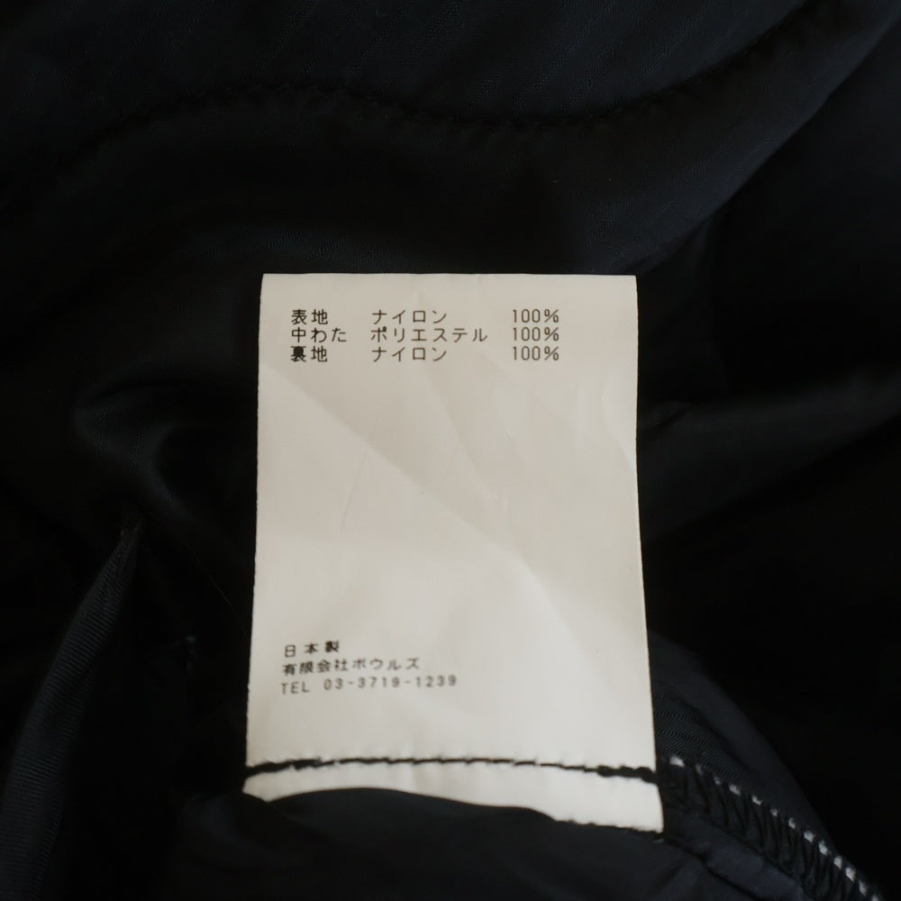 HYKE(ハイク) 20AW ナイロン キルティングコート ライトアウター レディース ブラック 17247