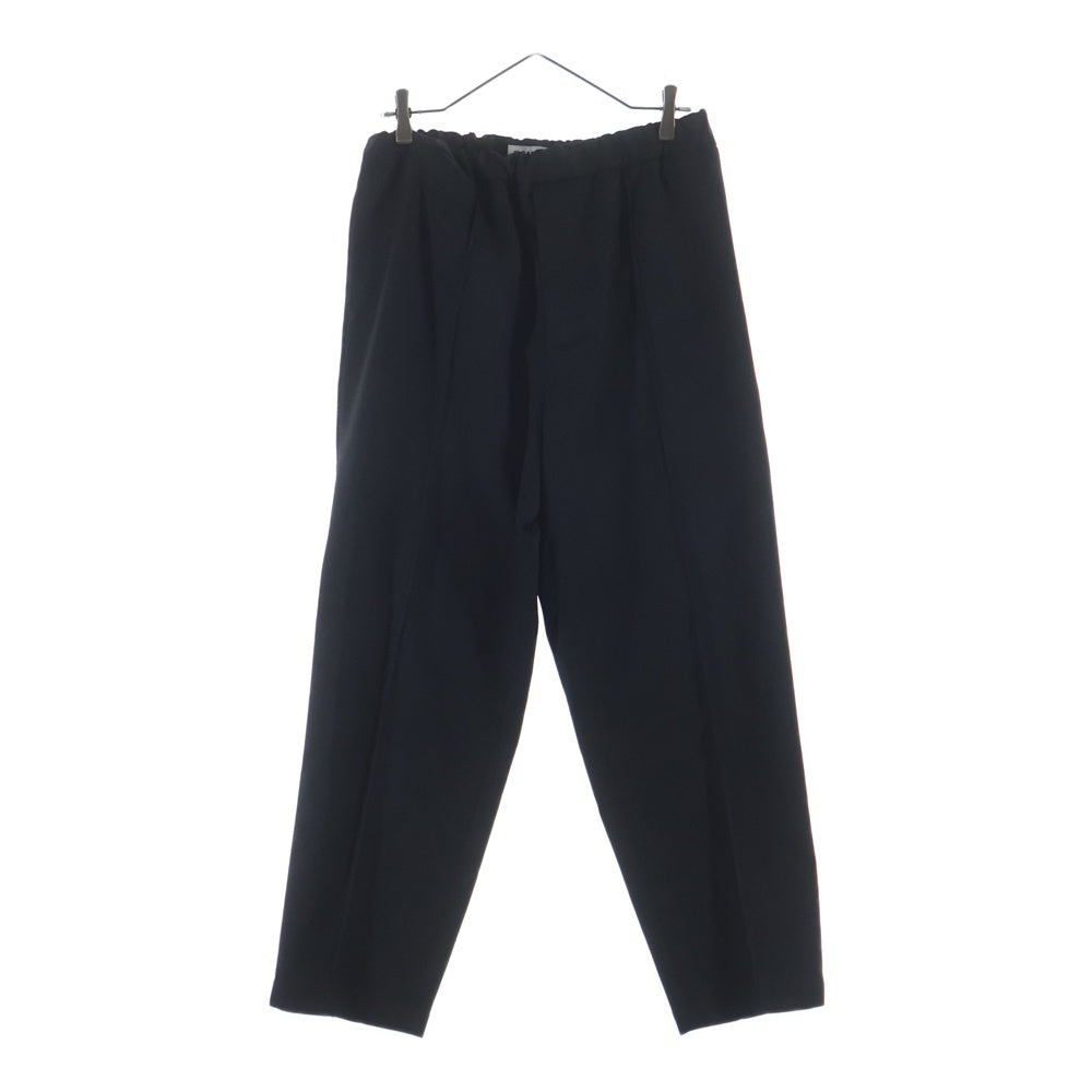 JIL SANDER(ジルサンダー) ポリエステルギャバジン テーパード イージーパンツ ブラック J21KA0012 J70001