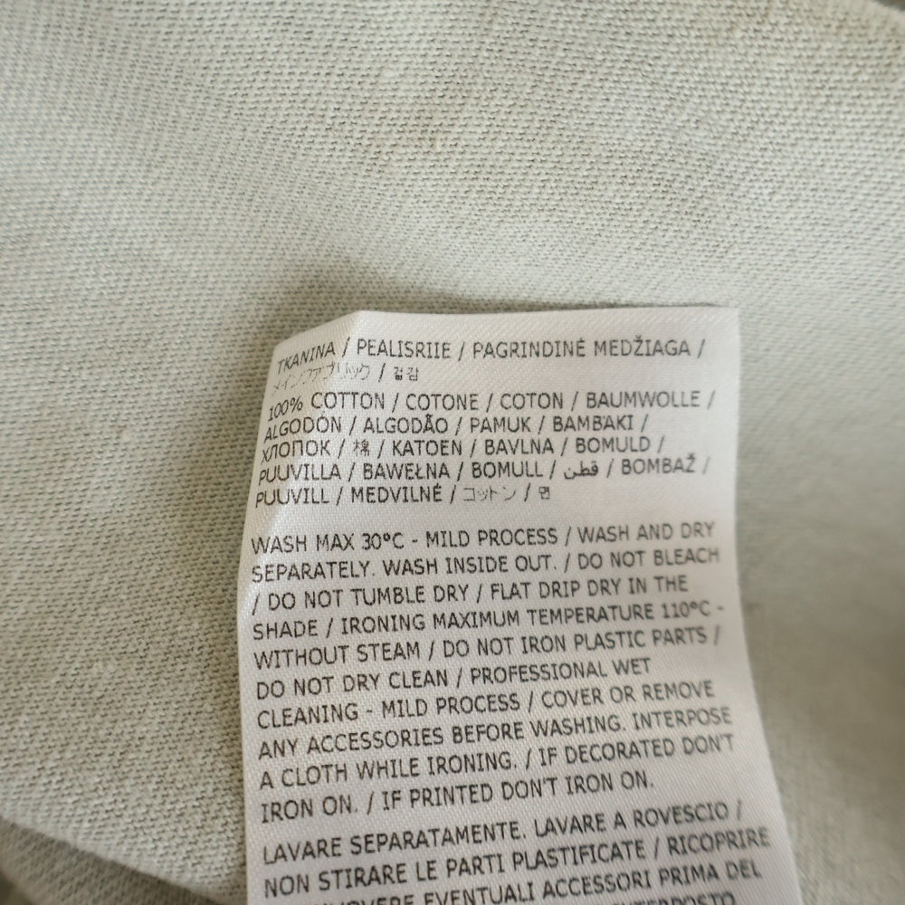 Maison Margiela(メゾンマルジェラ) 24SS ナンバリングロゴクルーネック半袖Tシャツカットソーグレー S50GC0716 S24567