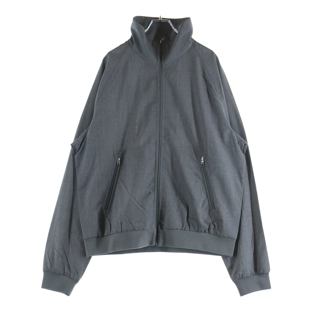 PRADA(プラダ) 25SS ジップアップ ウール トラックジャケット グレー SGC874
