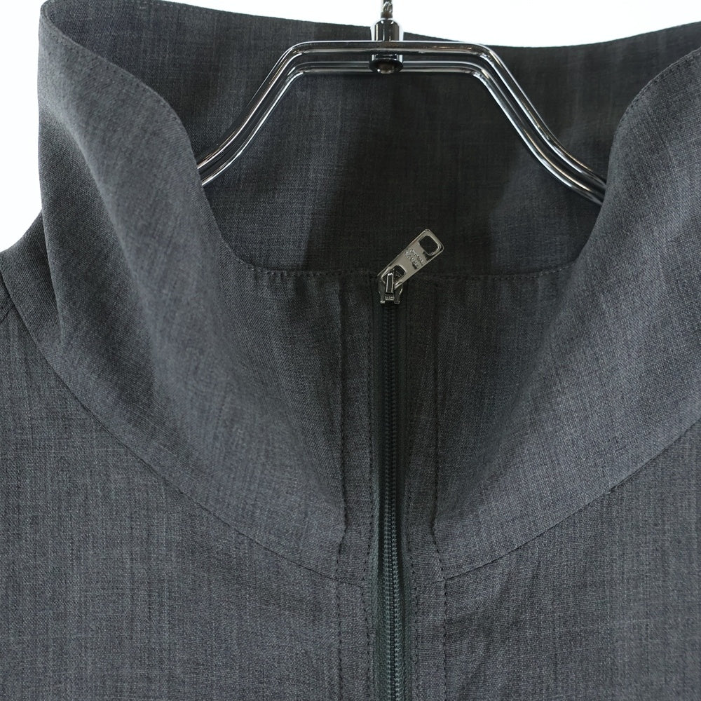 PRADA(プラダ) 25SS ジップアップ ウール トラックジャケット グレー SGC874