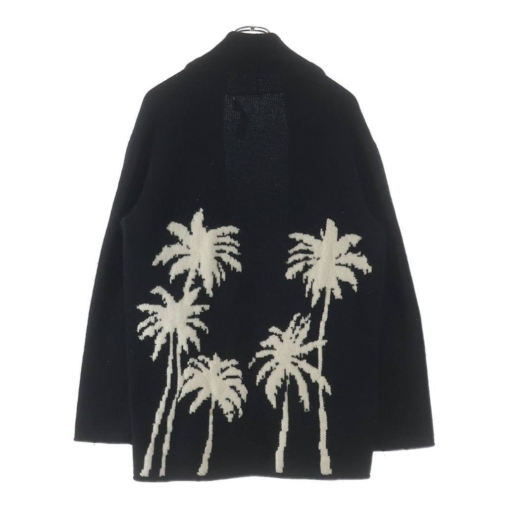 THE ELDER STATESMAN(ザエルダーステーツマン) CASHMERE ISLAND PALM TREE JUMPER KNIT CARDIGAN カシミヤ アイランドパームツリー カシミヤ ジャンパーニット カーディガン 9920800035