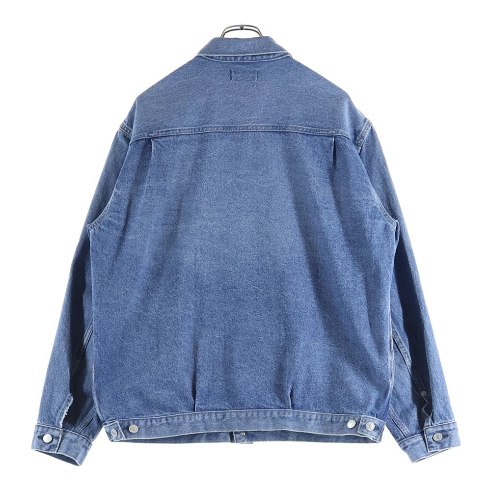 RON HERMAN(ロンハーマン) 2nd Denim Jacket セカンドタイプ リサイクルコットン ユーズド デニム トラッカージャケット インディゴ 4120400018