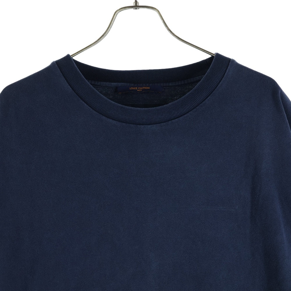 LOUIS VUITTON(ルイヴィトン) 21AW インサイドアウト コットン クルーネック 半袖Tシャツ カットソー ネイビー RM212Q JYN HIY47W