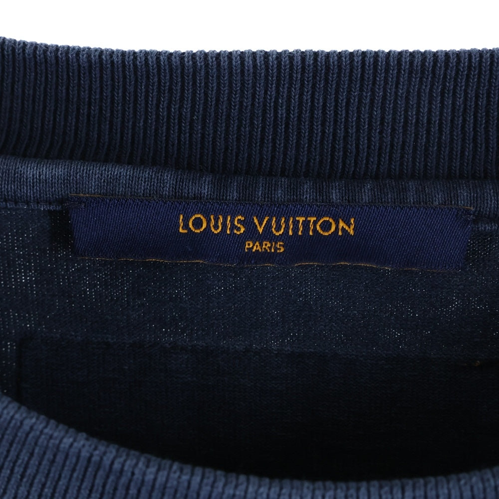 LOUIS VUITTON(ルイヴィトン) 21AW インサイドアウト コットン クルーネック 半袖Tシャツ カットソー ネイビー RM212Q JYN HIY47W