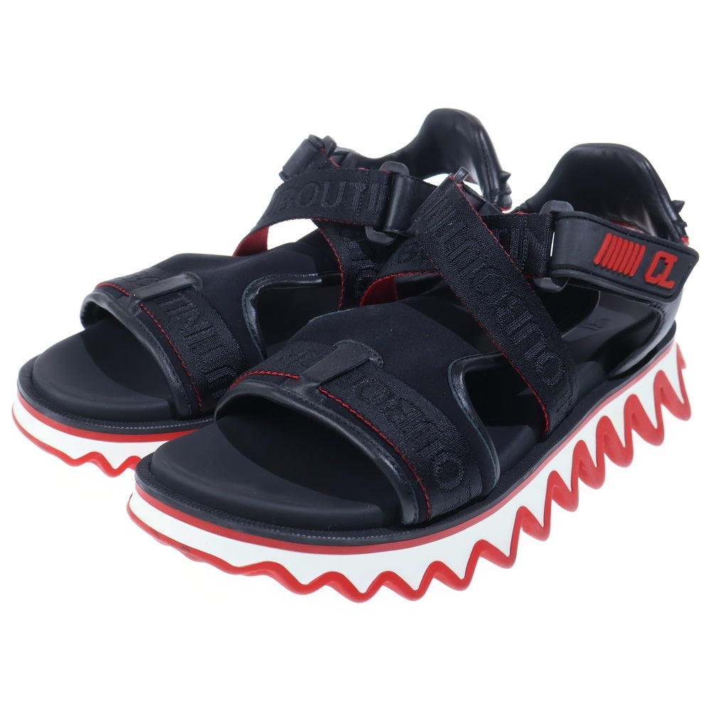 CHRISTIAN LOUBOUTIN(クリスチャンルブタン) SUMMER LOUBISHARK サマールビシャーク ストラップサンダル シューズ ブラック