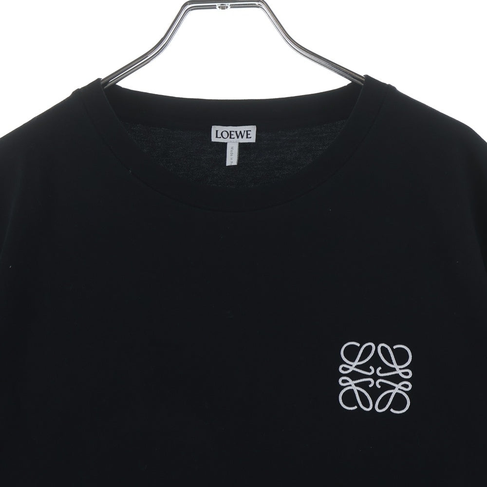 LOEWE(ロエベ) アナグラム刺繍ロゴ 半袖Tシャツ カットソー ブラック H526Y22X75