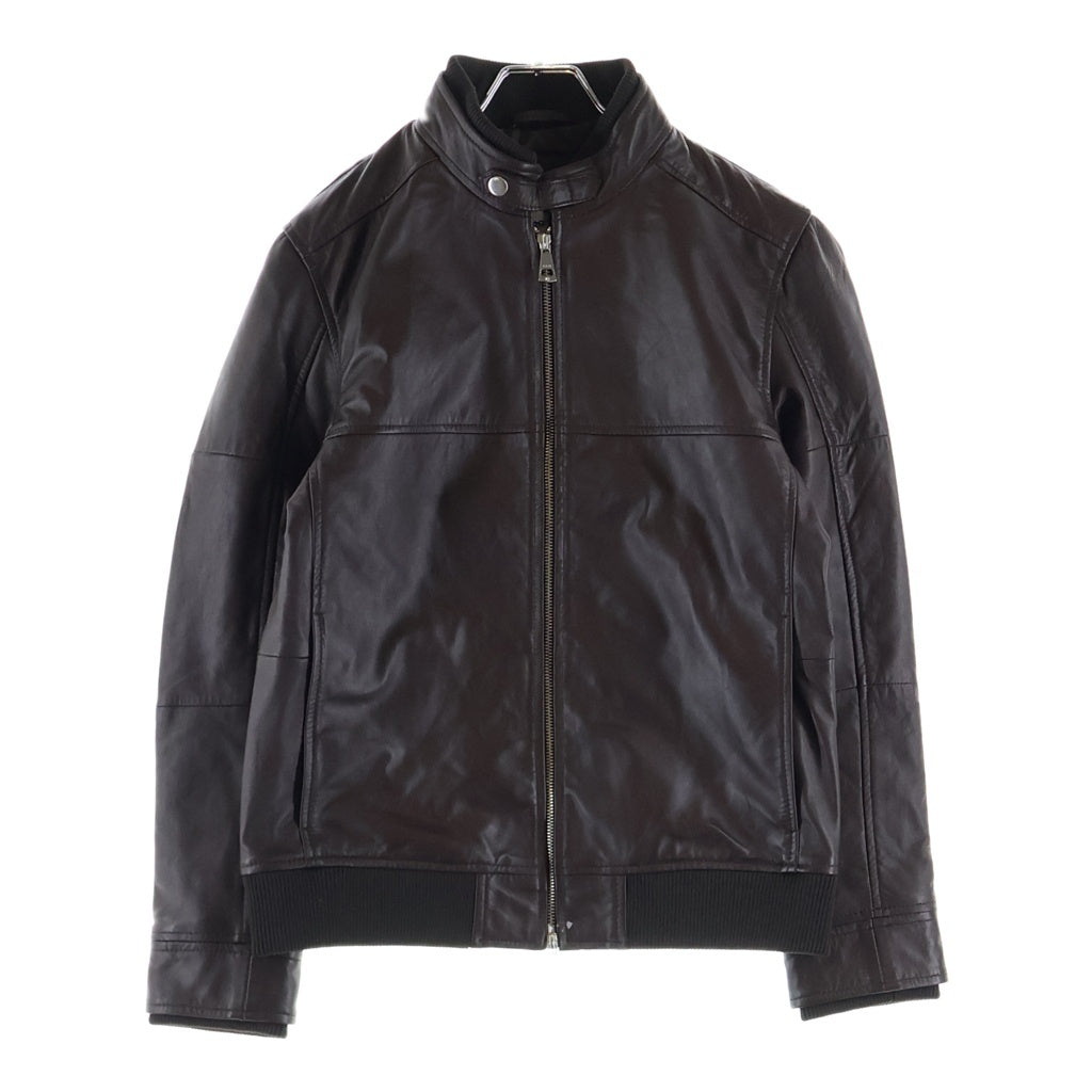 AKM エーケーエム Contemporary Jacket コンテンポラリー スタンドカラー シープレザー ジャケット ブラウン ASO-921 AKM(エーケーエム) Contemporary Jacket コンテンポラリー スタンド