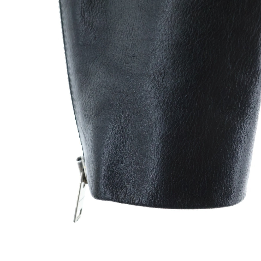 GIVENCHY(ジバンシィ) Leather Crop Biker Jacketレザー クロップ バイカー ジャケット レイヤード ショートブルゾン ブラック レディース BW00DY610U