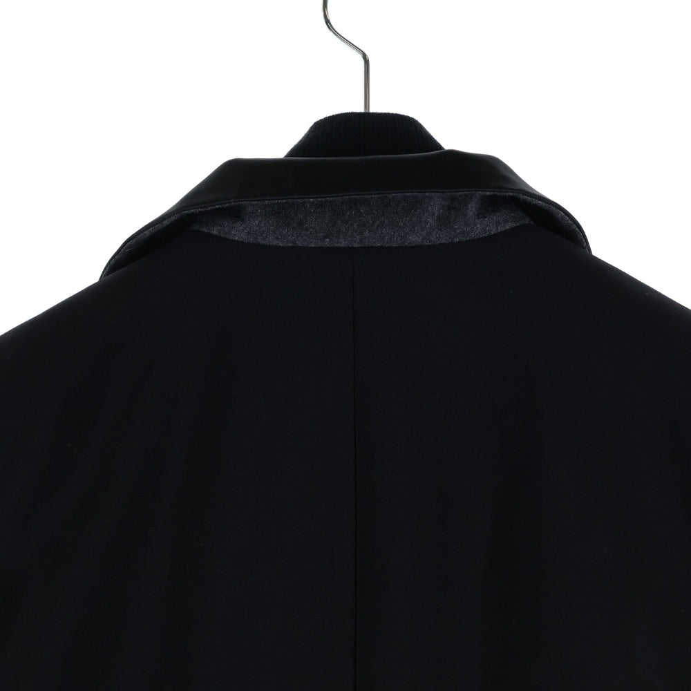 Sacai(サカイ) MA-1 テーラード ドッキング レイヤードジャケット ブラック レディース 21-05644