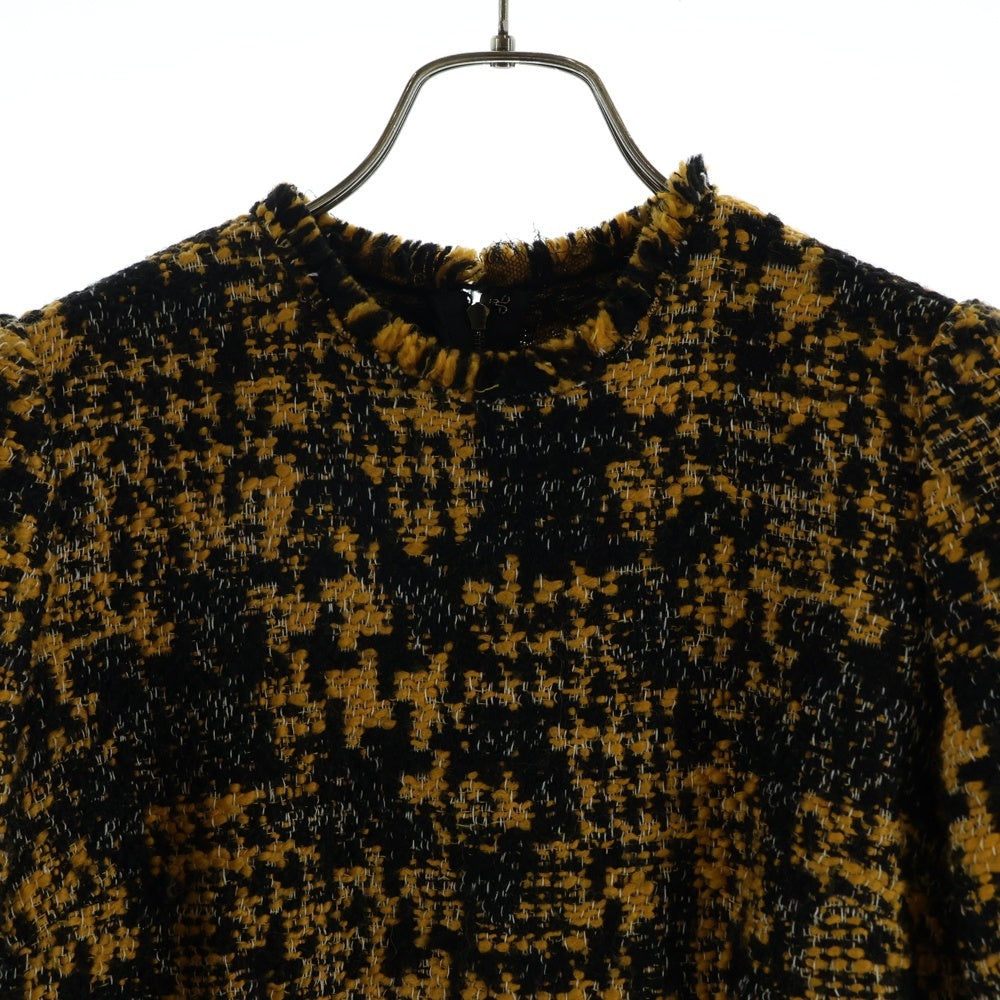 DOLCE & GABBANA(ドルチェアンドガッバーナ) ジャガード ニット ワンピース レディース ブラウン/ブラック