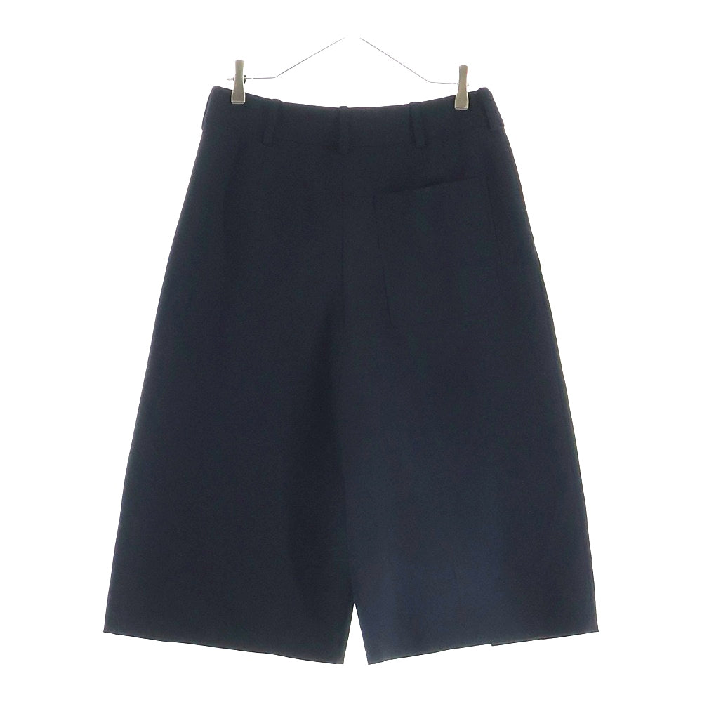 HERMES(エルメス) ウール プリーツ サルエル パンツ ショーツ ブラック レディース